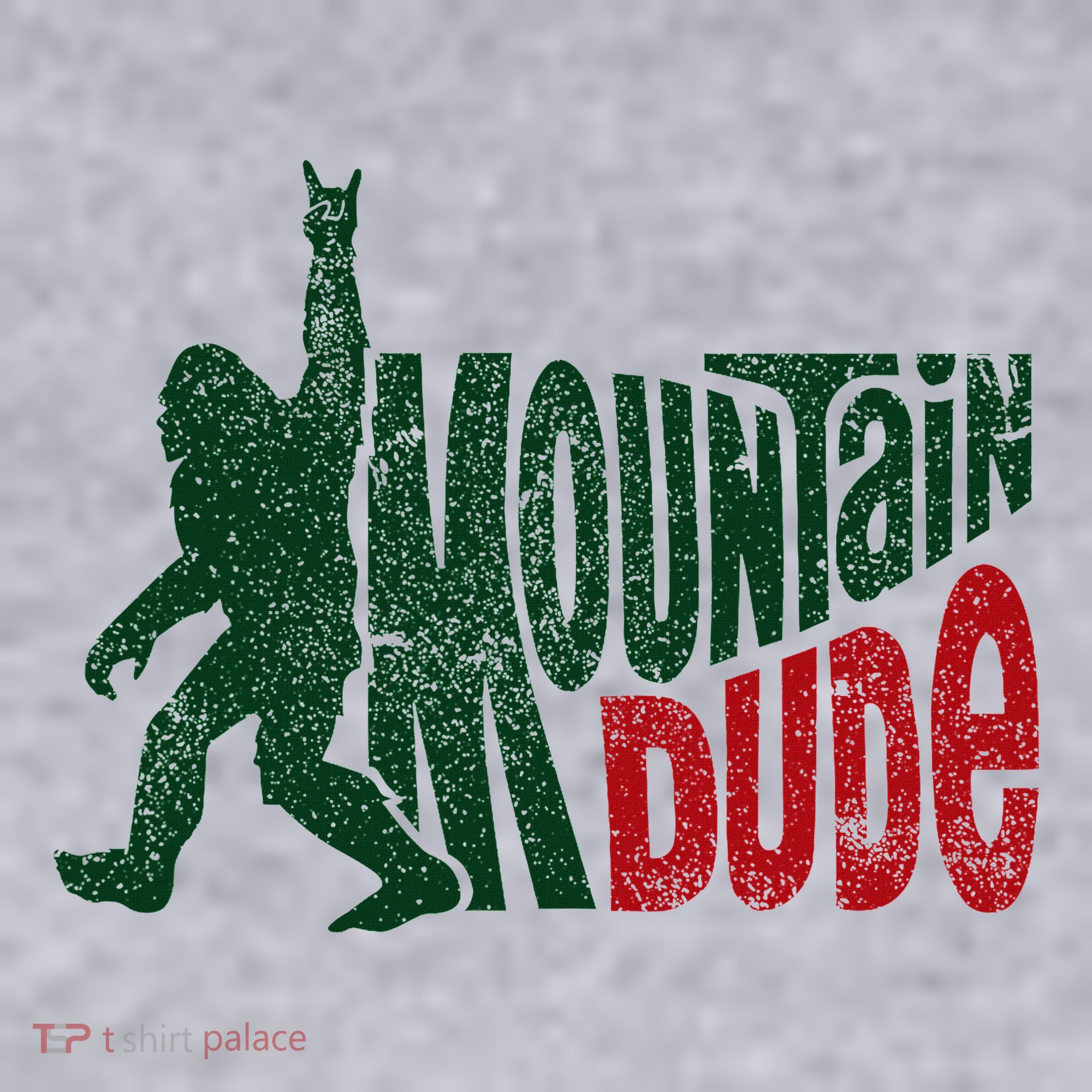 Mountain Dude Bigfoot Hiking Humor Women's Sweatshirt