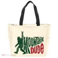 Mountain Dude Bigfoot Hiking Humor Tote Bag thumb 0