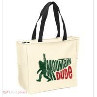 Mountain Dude Bigfoot Hiking Humor Tote Bag thumb 2