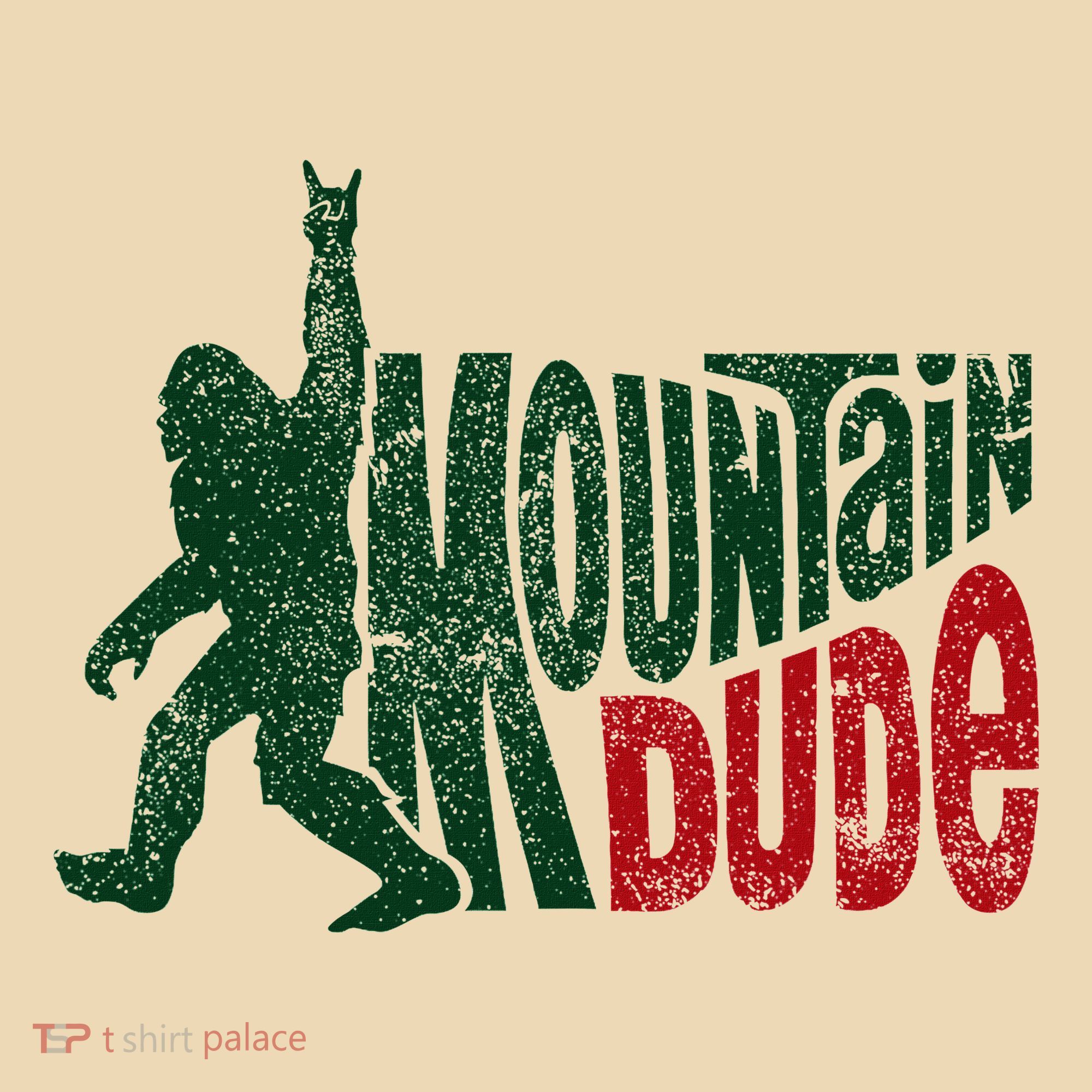 Mountain Dude Bigfoot Hiking Humor Tote Bag