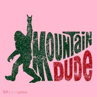Mountain Dude Bigfoot Hiking Humor Coaster thumb 2