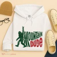 Mountain Dude Bigfoot Hiking Humor Hoodie thumb 4