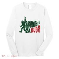 Mountain Dude Bigfoot Hiking Humor Long Sleeve Shirt thumb 0