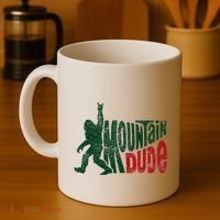 Mountain Dude Bigfoot Hiking Humor Coffee Mug thumb 4