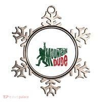 Mountain Dude Bigfoot Hiking Humor Ornament thumb 0