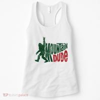 Mountain Dude Bigfoot Hiking Humor Women's Tank Top thumb 0
