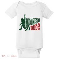 Mountain Dude Bigfoot Hiking Humor Baby Bodysuit thumb 0