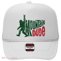 Mountain Dude Bigfoot Hiking Humor Hat thumb 0