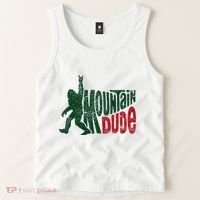 Mountain Dude Bigfoot Hiking Humor Tank Top thumb 2