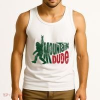 Mountain Dude Bigfoot Hiking Humor Tank Top thumb 3