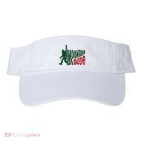 Mountain Dude Bigfoot Hiking Humor Visor thumb 0