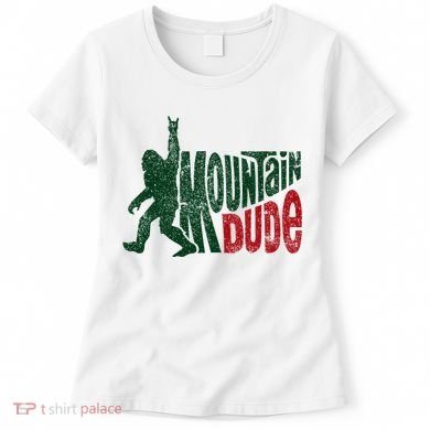 Mountain Dude Bigfoot Hiking Humor Women's T-Shirt