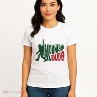Mountain Dude Bigfoot Hiking Humor Women's T-Shirt thumb 4