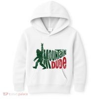 Mountain Dude Bigfoot Hiking Humor Kids Hoodie thumb 0