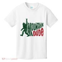 Mountain Dude Bigfoot Hiking Humor Kids T-Shirt thumb 0