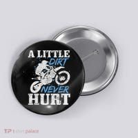 Motocross Dirt Bike Mx Racing Biker Button thumb 0