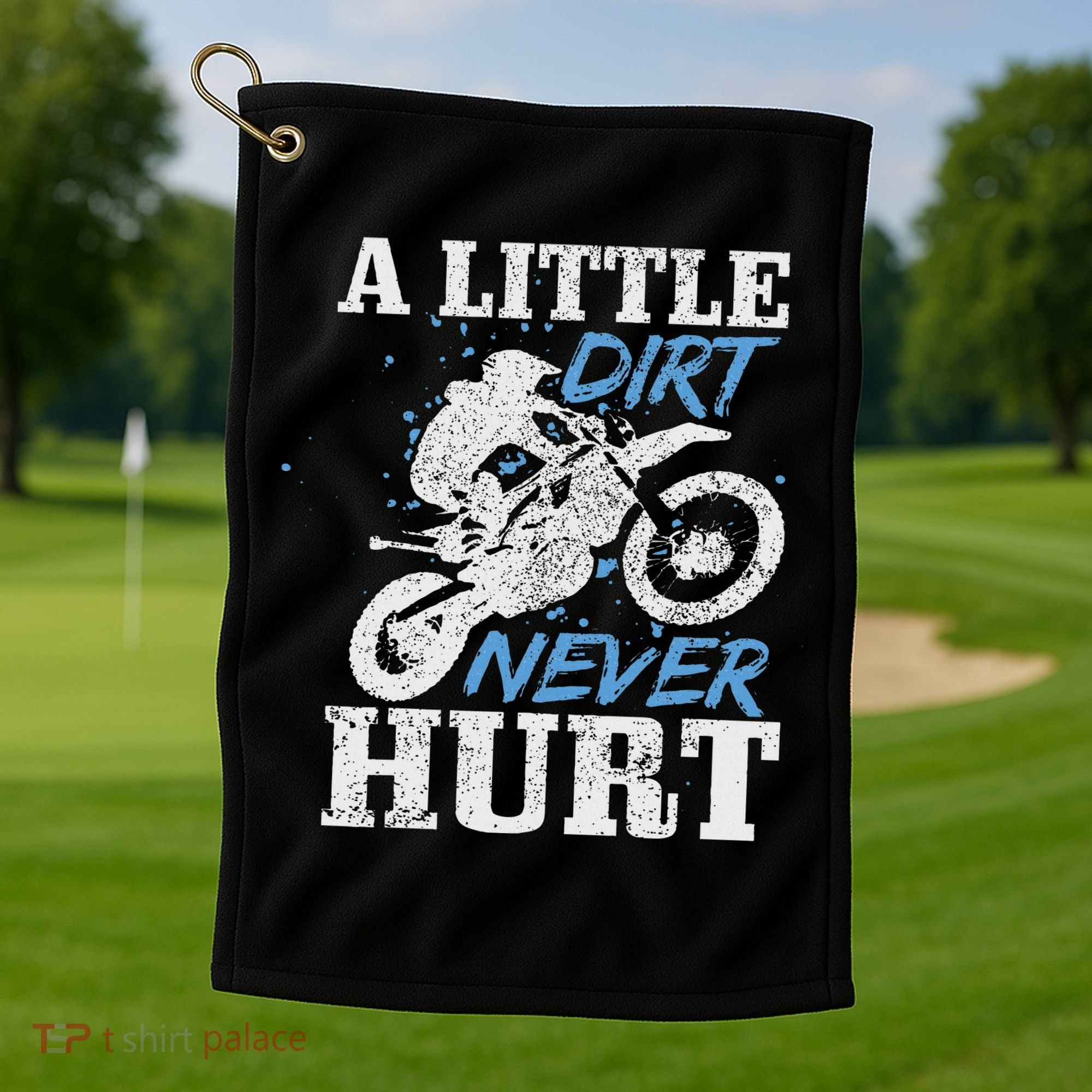 Motocross Dirt Bike Mx Racing Biker Golf Towel