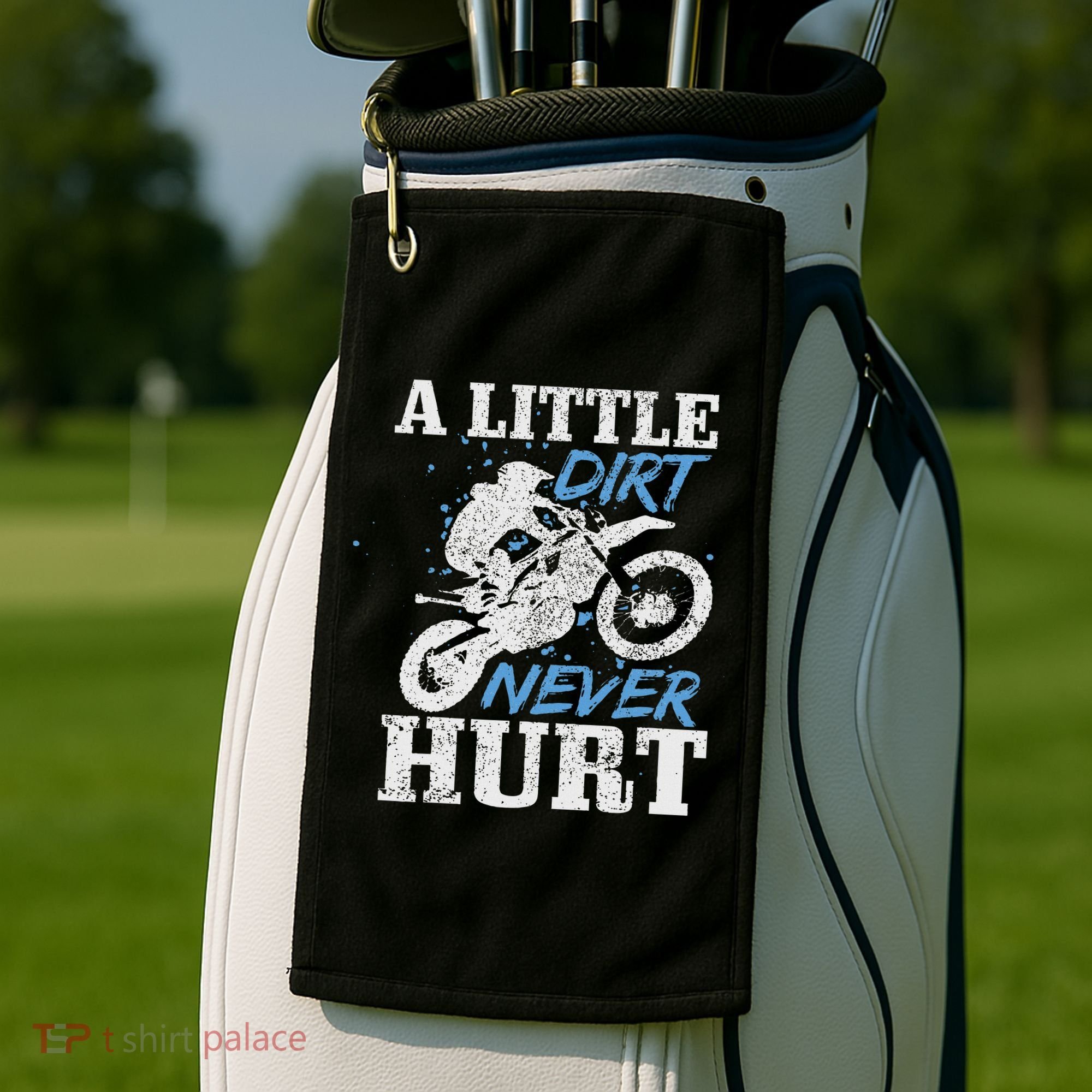 Motocross Dirt Bike Mx Racing Biker Golf Towel
