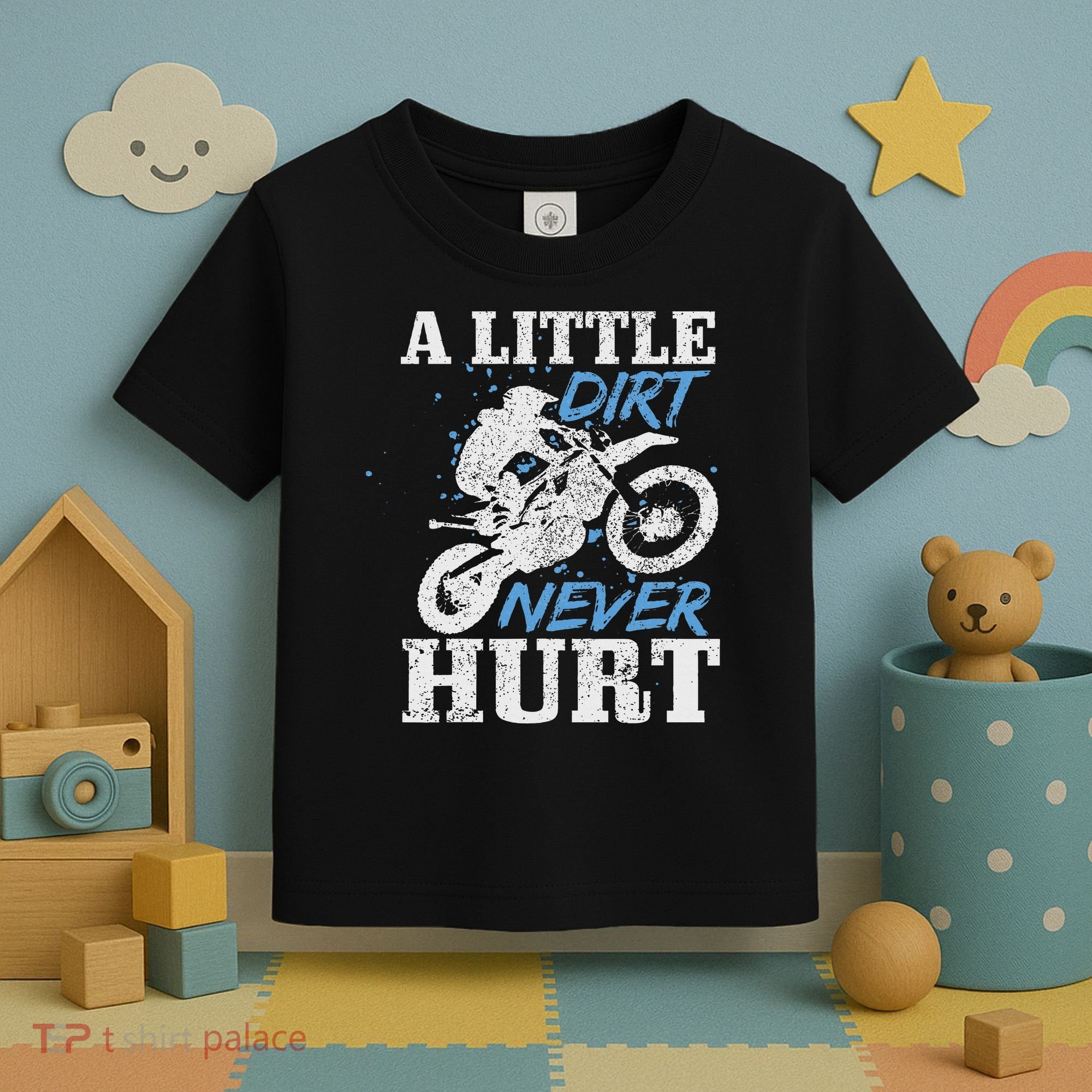 Motocross Dirt Bike Mx Racing Biker Toddler T-Shirt