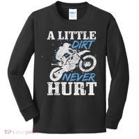Motocross Dirt Bike Mx Racing Biker Kids Long Sleeve Shirt thumb 0