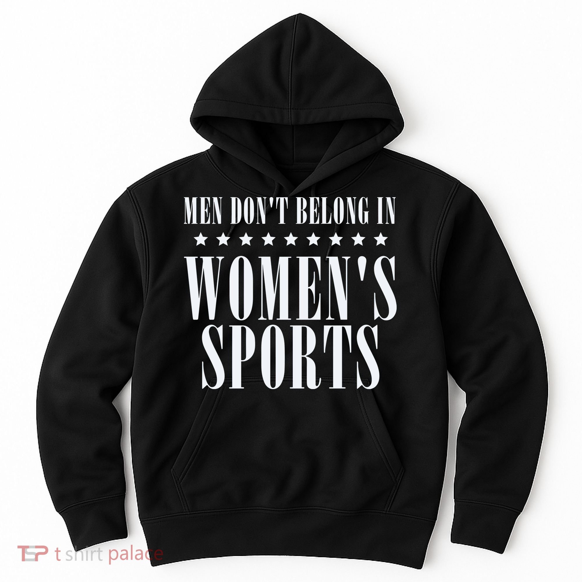 Man Dont Belong In Woman Sports Hoodie