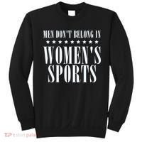 Man Dont Belong In Woman Sports Sweatshirt thumb 0