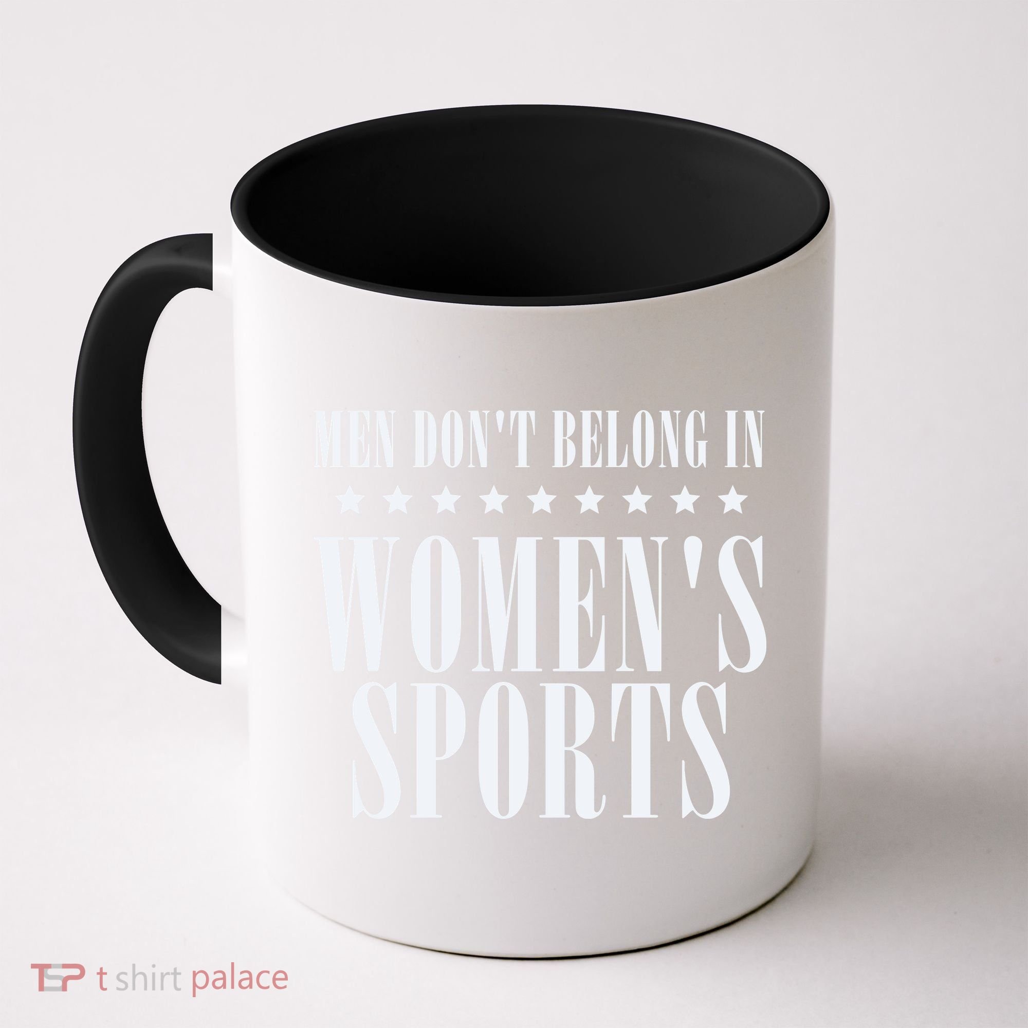 Man Dont Belong In Woman Sports Coffee Mug