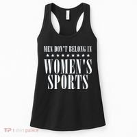 Man Dont Belong In Woman Sports Women's Tank Top thumb 0