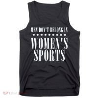 Man Dont Belong In Woman Sports Tank Top thumb 0