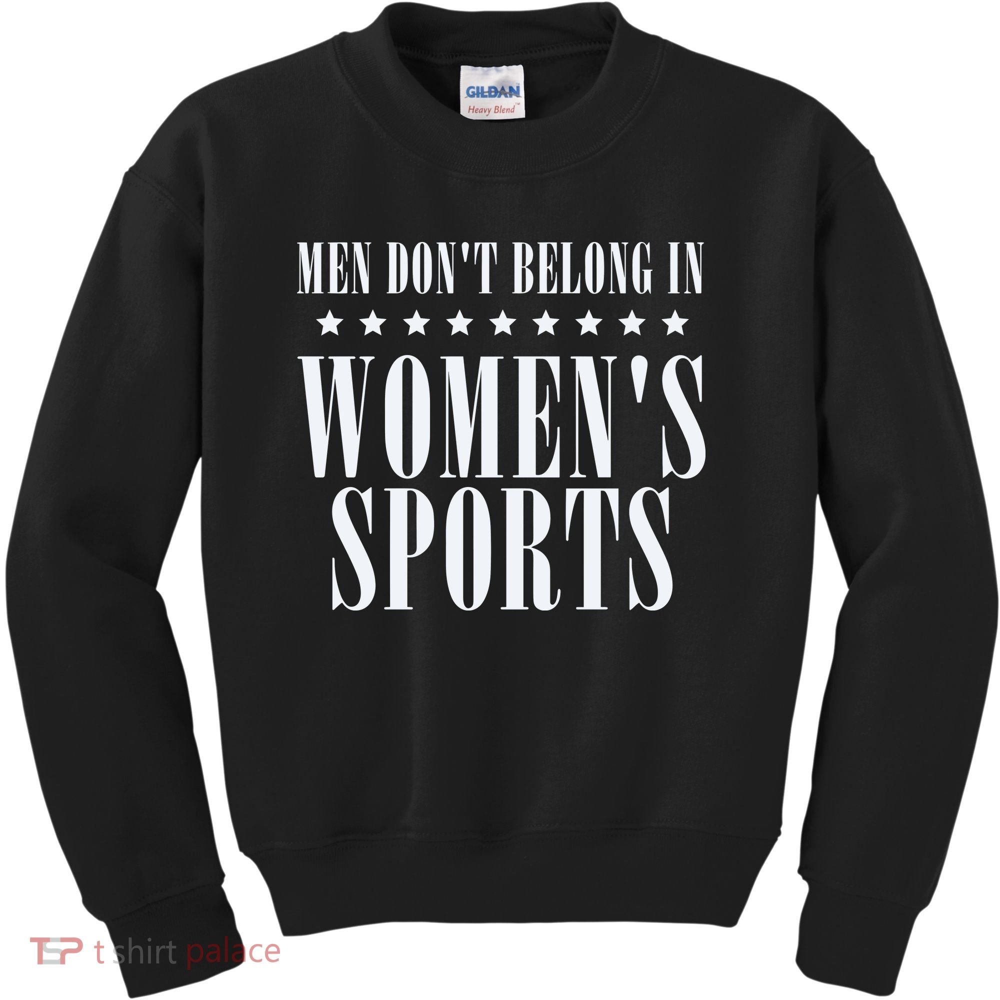 Man Dont Belong In Woman Sports Kids Sweatshirt