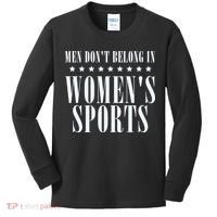 Man Dont Belong In Woman Sports Kids Long Sleeve Shirt thumb 0
