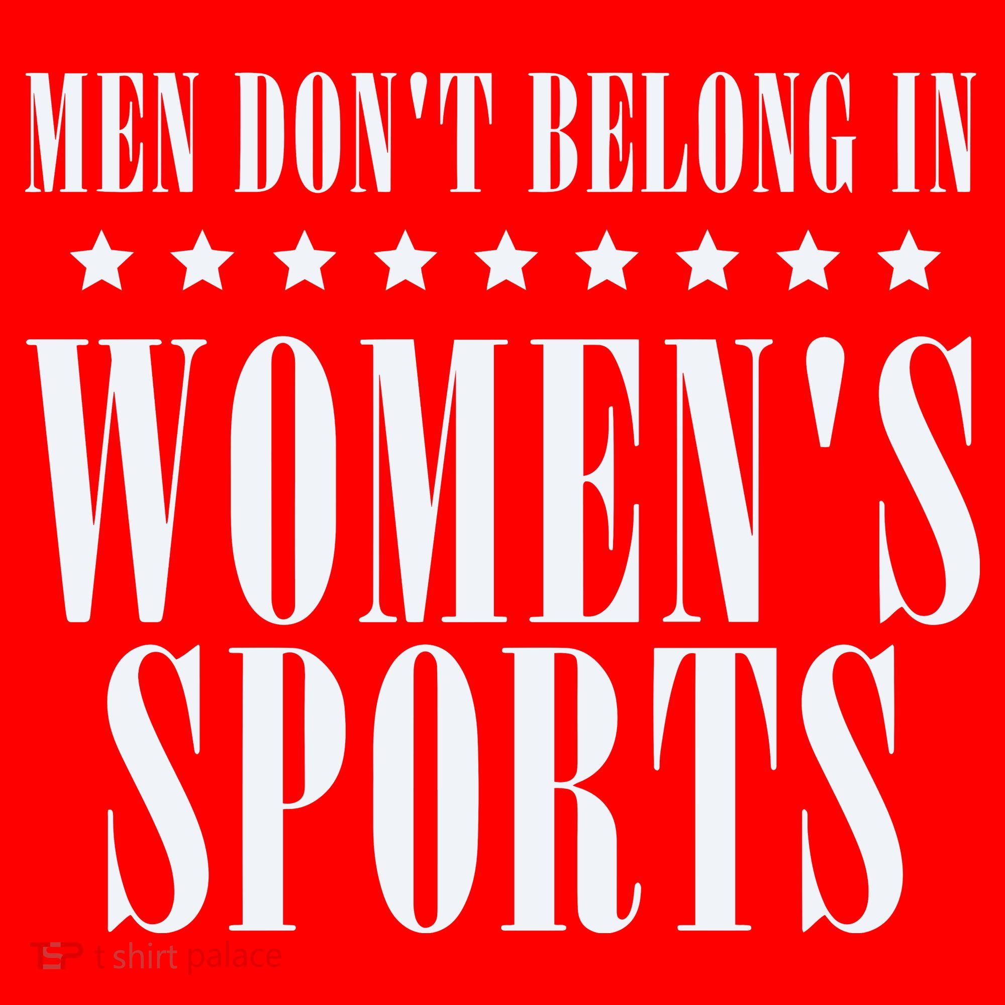 Man Dont Belong In Woman Sports Santa Hat
