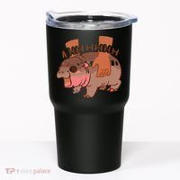 Moo Deng Bouncy Pig In Thai Picture The Cute Baby Hippo Gift Tumbler thumb 0