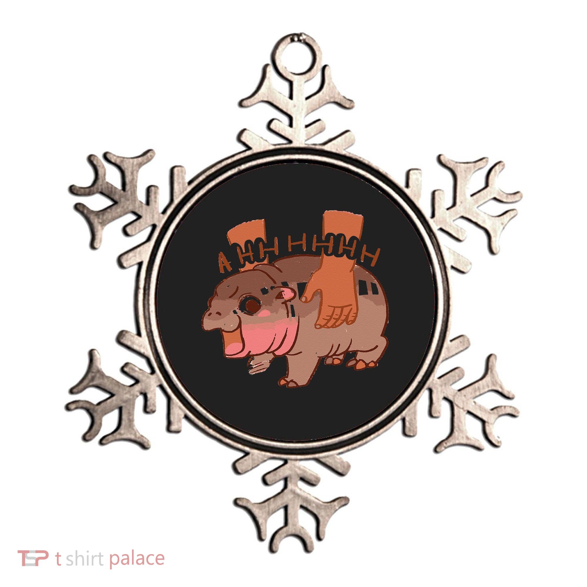 Moo Deng Bouncy Pig In Thai Picture The Cute Baby Hippo Gift Ornament