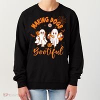 Making Dogs Bootiful Funny Halloween Dog Grooming Groomer Women's Sweatshirt thumb 0