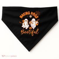 Making Dogs Bootiful Funny Halloween Dog Grooming Groomer USA-Made Doggie Bandana thumb 0
