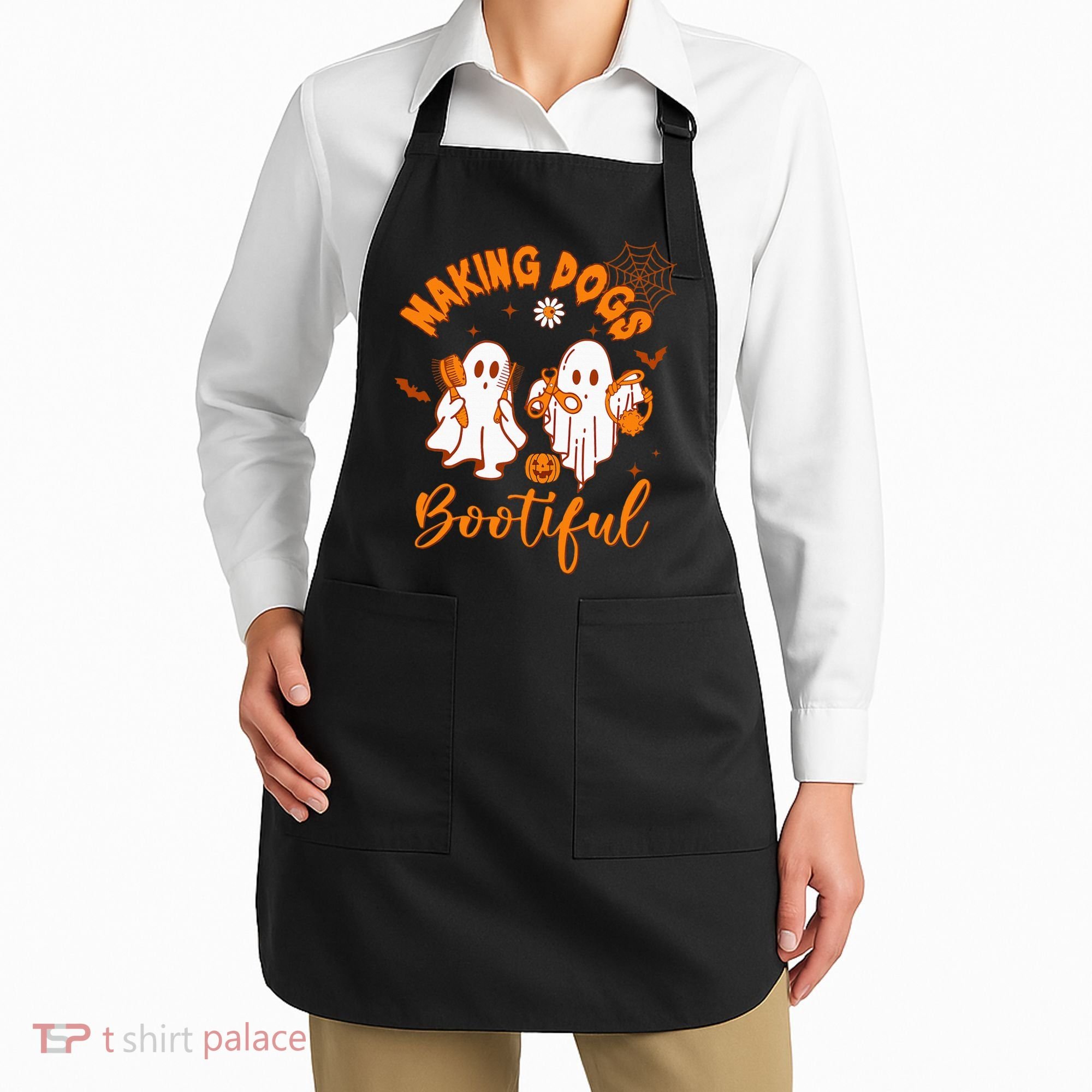 Making Dogs Bootiful Funny Halloween Dog Grooming Groomer Apron