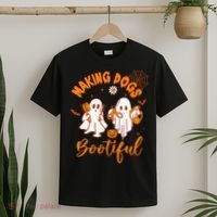 Making Dogs Bootiful Funny Halloween Dog Grooming Groomer T-Shirt thumb 2