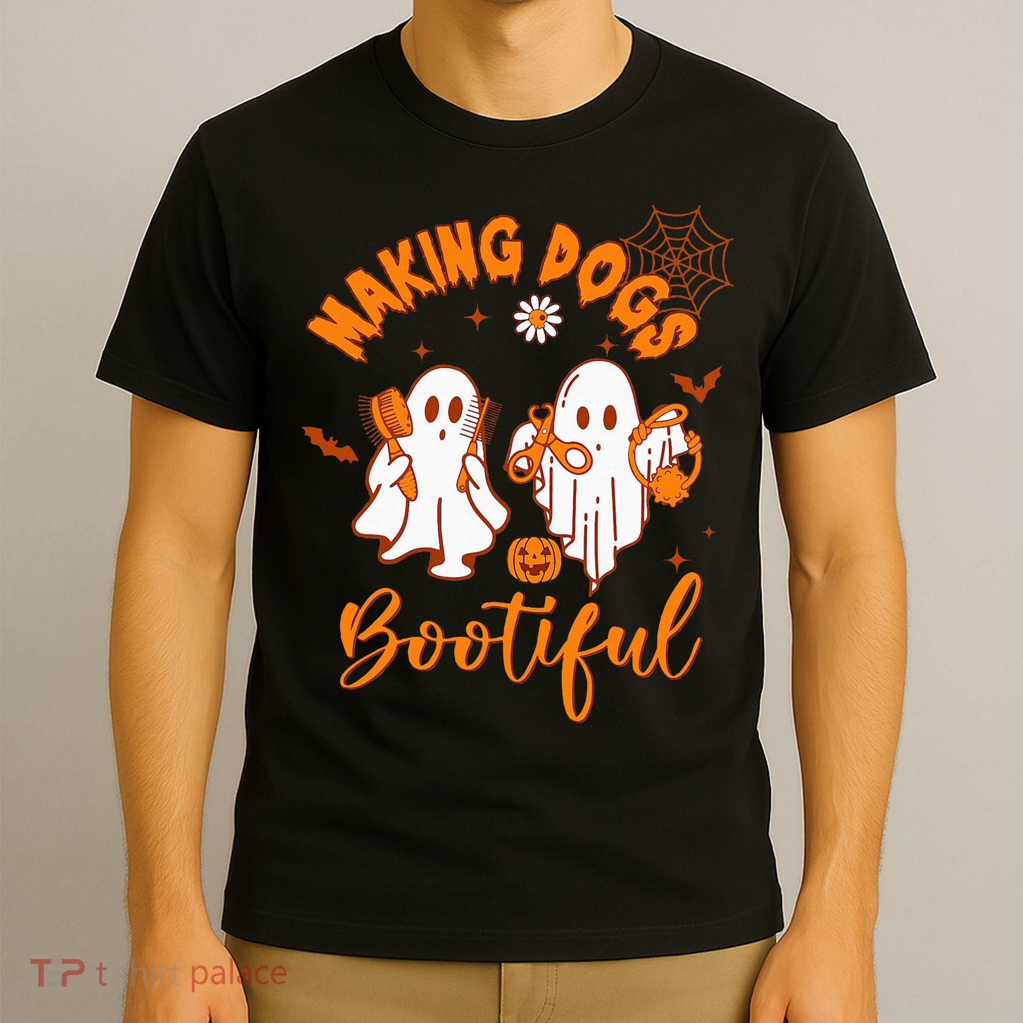 Making Dogs Bootiful Funny Halloween Dog Grooming Groomer T-Shirt