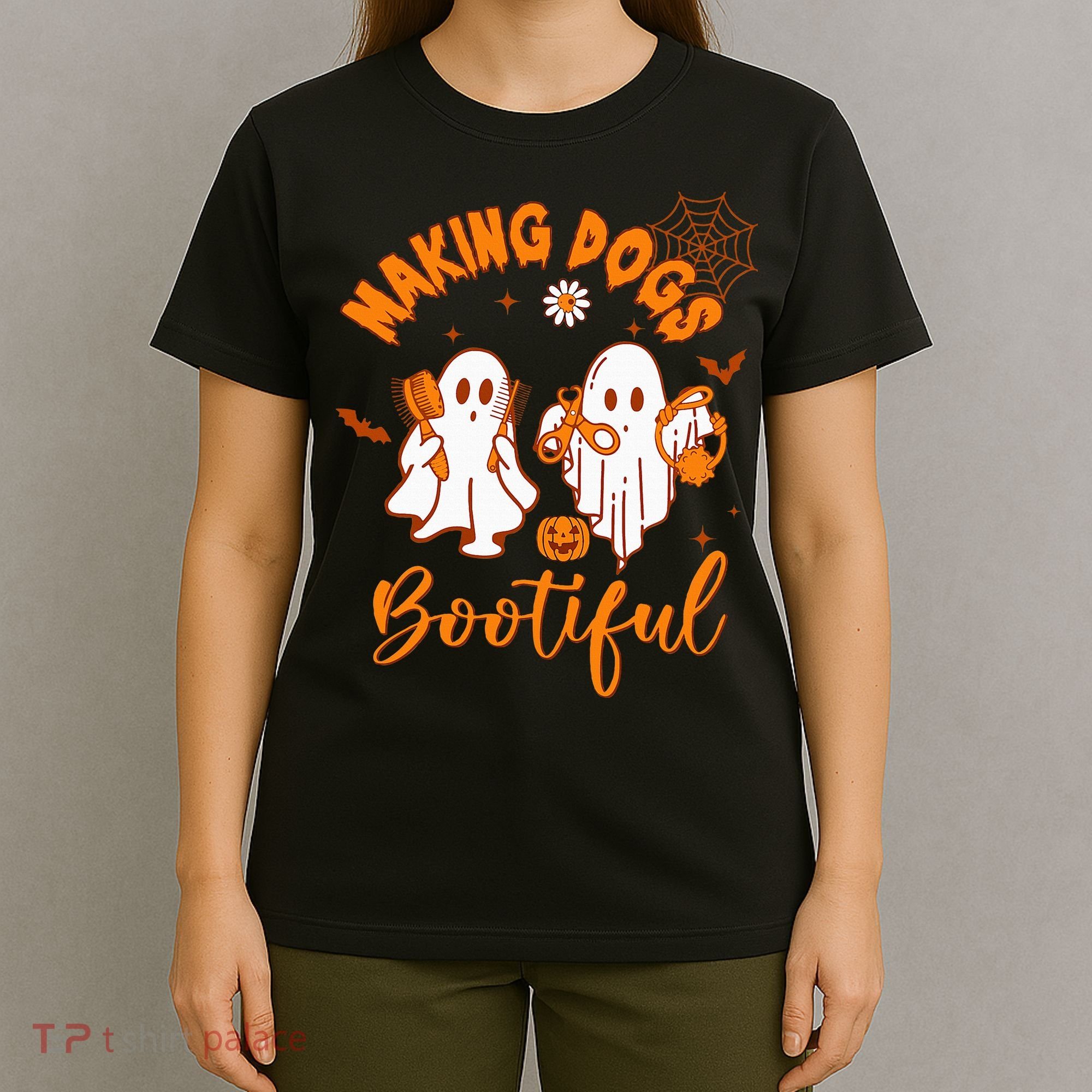 Making Dogs Bootiful Funny Halloween Dog Grooming Groomer T-Shirt