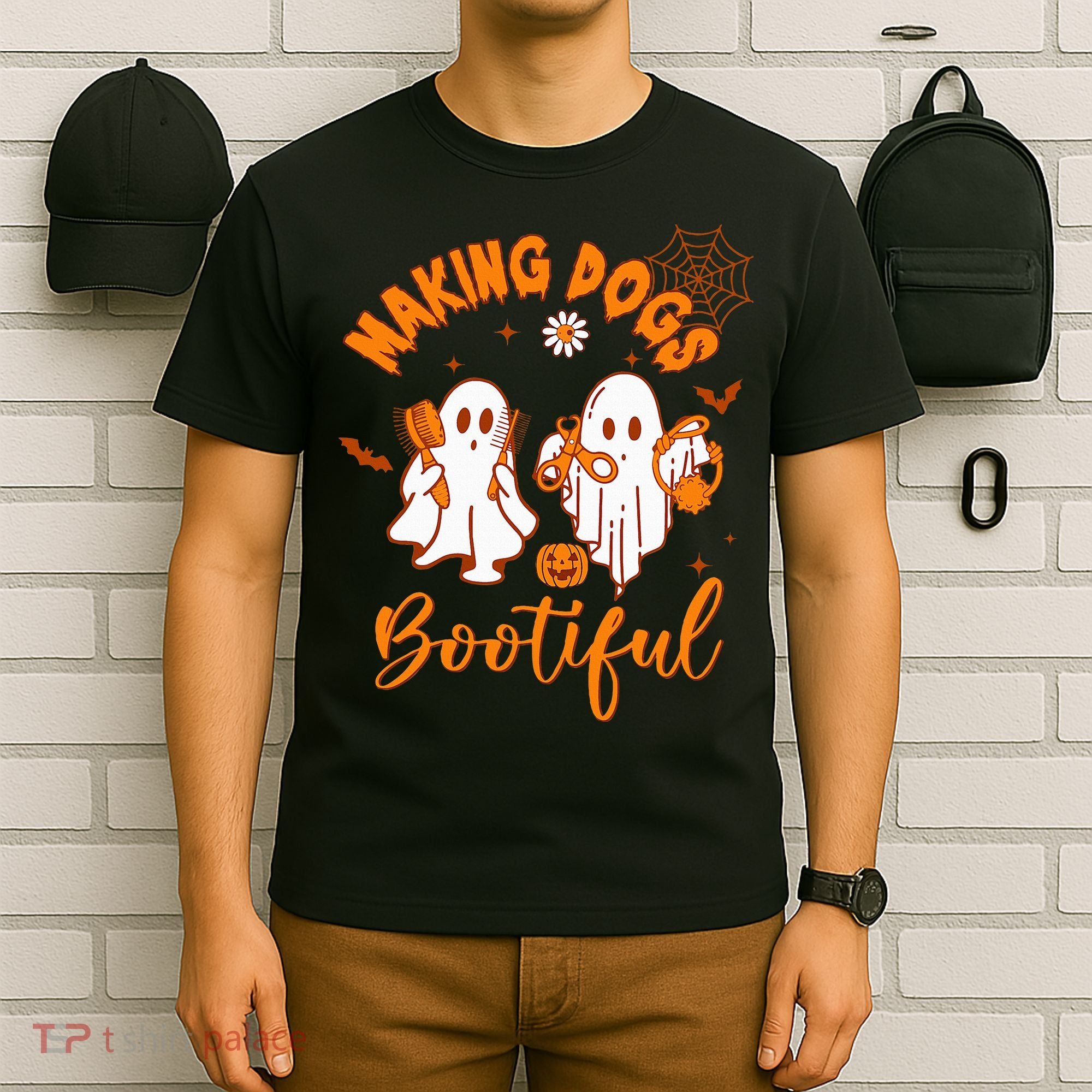 Making Dogs Bootiful Funny Halloween Dog Grooming Groomer T-Shirt