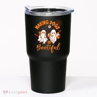 Making Dogs Bootiful Funny Halloween Dog Grooming Groomer Tumbler thumb 0