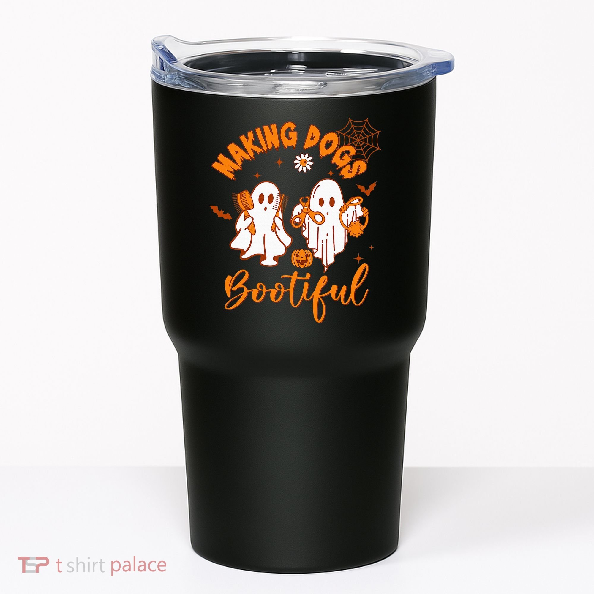 Making Dogs Bootiful Funny Halloween Dog Grooming Groomer Tumbler