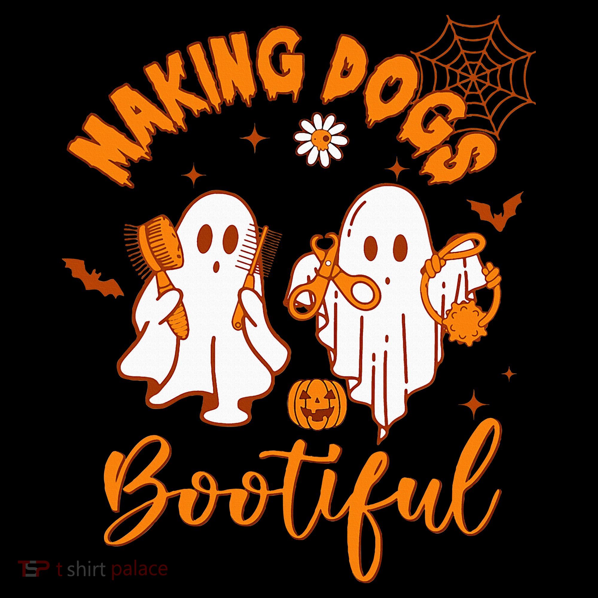 Making Dogs Bootiful Funny Halloween Dog Grooming Groomer Ornament