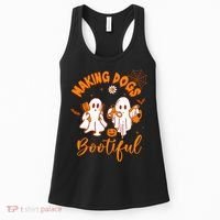 Making Dogs Bootiful Funny Halloween Dog Grooming Groomer Women's Tank Top thumb 0