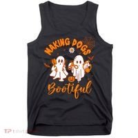 Making Dogs Bootiful Funny Halloween Dog Grooming Groomer Tank Top thumb 0