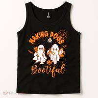 Making Dogs Bootiful Funny Halloween Dog Grooming Groomer Tank Top thumb 2