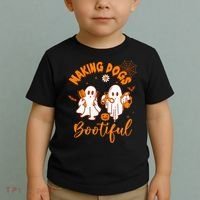 Making Dogs Bootiful Funny Halloween Dog Grooming Groomer Toddler T-Shirt thumb 2