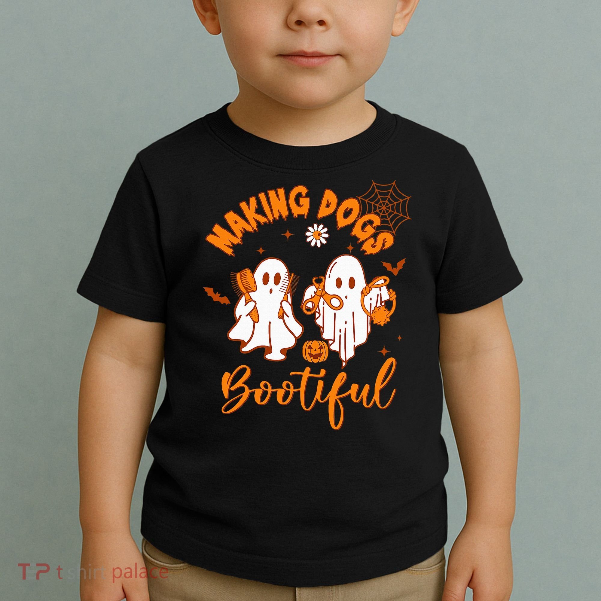 Making Dogs Bootiful Funny Halloween Dog Grooming Groomer Toddler T-Shirt