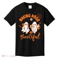 Making Dogs Bootiful Funny Halloween Dog Grooming Groomer Kids T-Shirt thumb 0